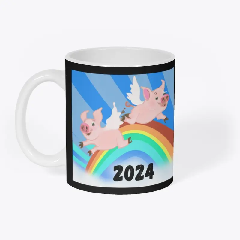 Flying Pigs Rainbows 2024