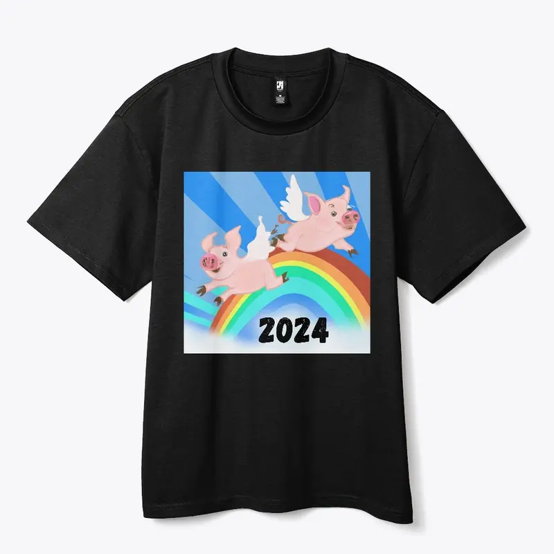 Flying Pigs Rainbows 2024