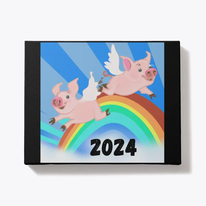 Flying Pigs Rainbows 2024