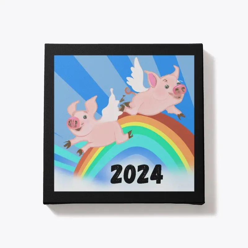 Flying Pigs Rainbows 2024