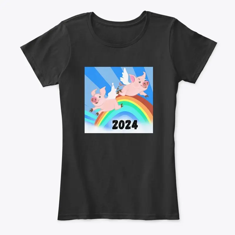 Flying Pigs Rainbows 2024